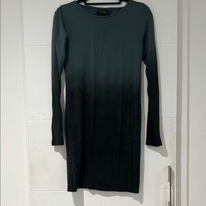 Black Halo Women's Green Ombre Dress